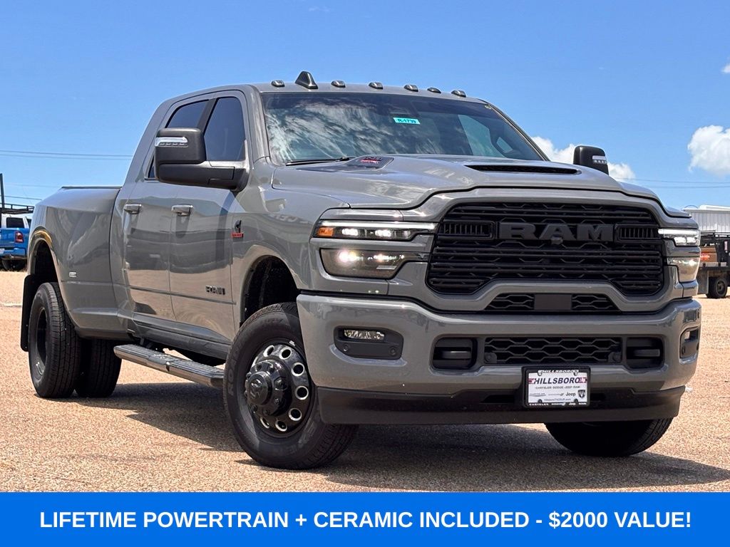 Ceramic Gray Clearcoat 2026 RAM 3500 Pickup Truck Four-Wheel Drive 8-Speed Automatic