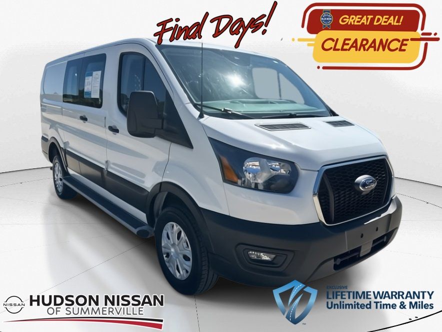 2023 Oxford White Ford Transit Cargo Van Base Van