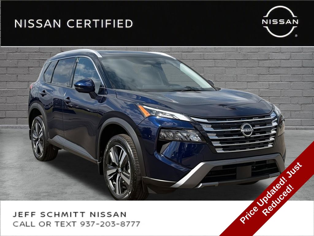 Deep Ocean Blue Pearl 2025 Nissan Rogue SUV / Crossover All-Wheel Drive Continuously Variable Transmission