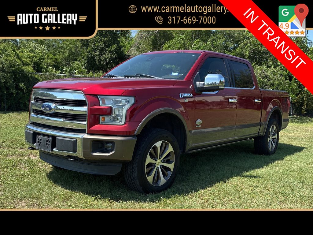 Ruby Red Metallic Tinted Clearcoat 2016 Ford F-150 Pickup Truck Four-Wheel Drive 6-Speed Automatic