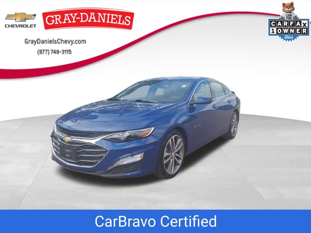 Riverside Blue Metallic 2023 Chevrolet Malibu LT with 1LT FWD Sedan Front-Wheel Drive Continuously Variable Transmission