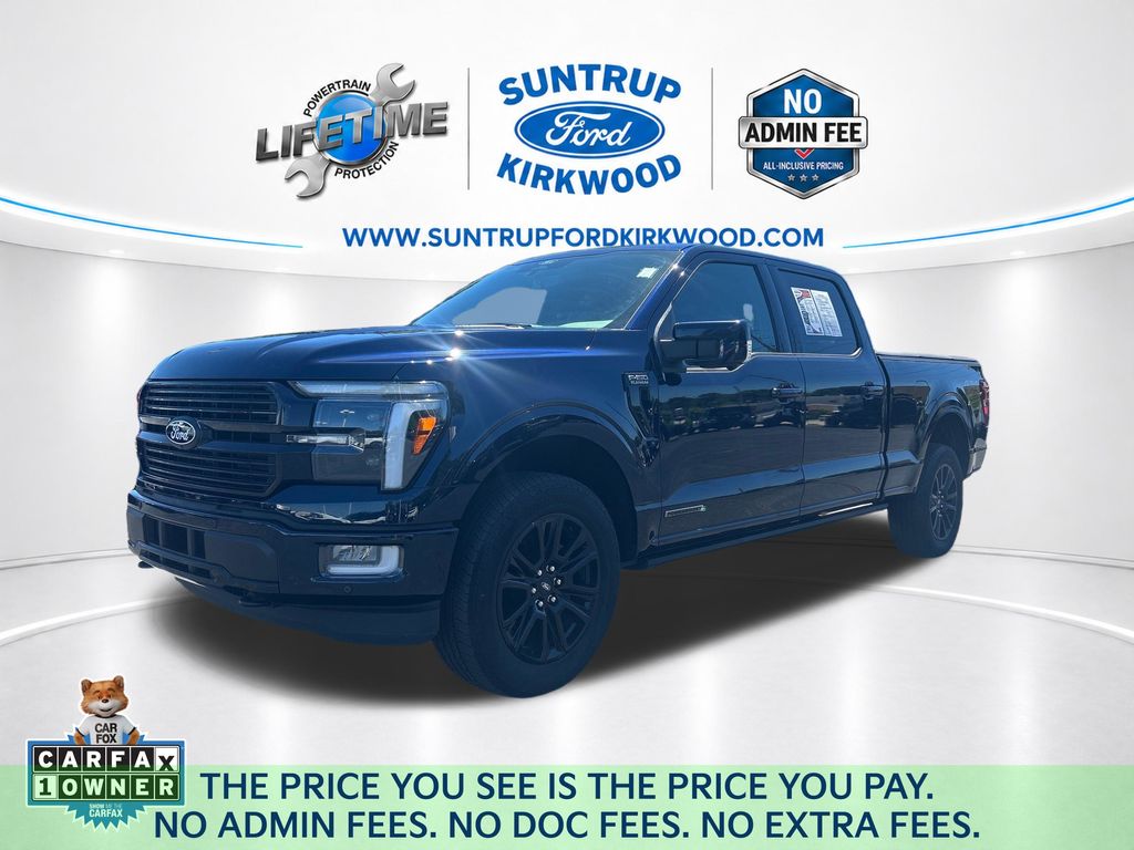 Antimatter Blue Metallic 2025 Ford F-150 Pickup Truck Four-Wheel Drive Automatic