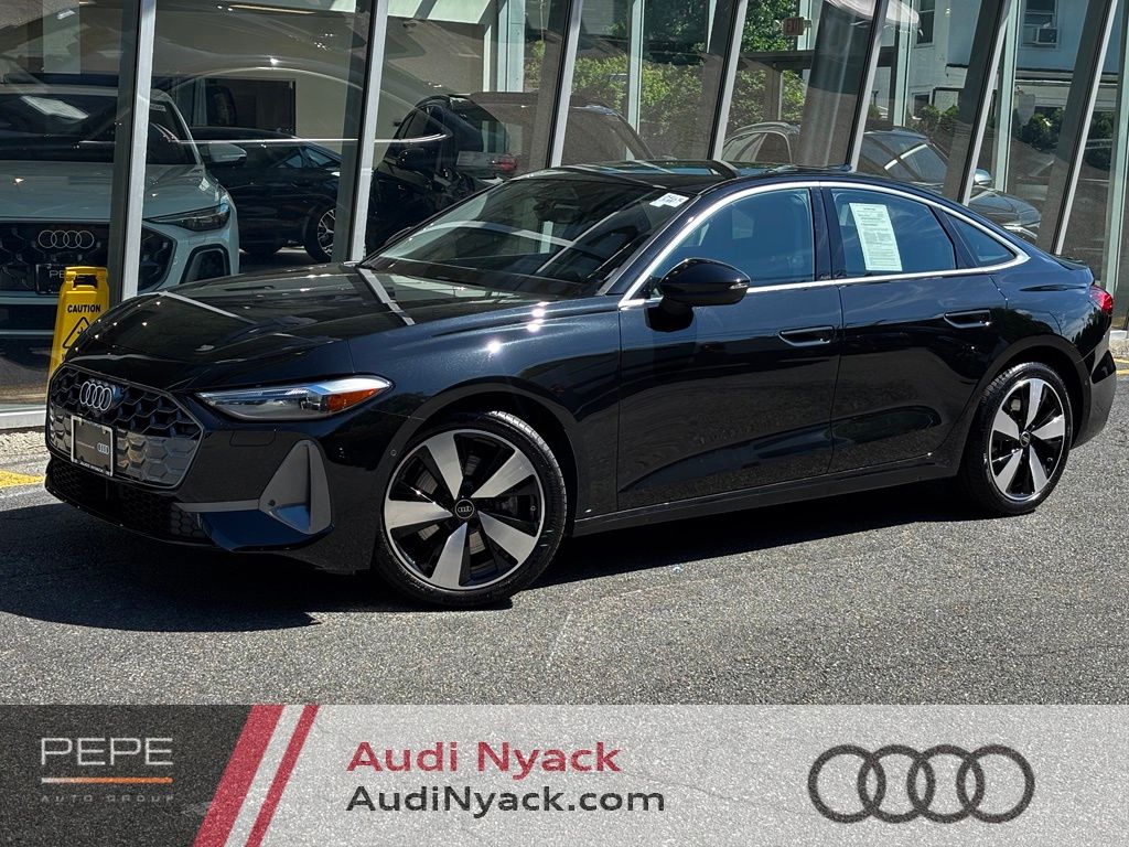 Mythos Black Metallic 2025 Audi A5 quattro Premium Sedan Sedan All-Wheel Drive 7-Speed Automatic