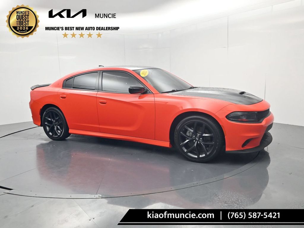 Go Mango! 2022 Dodge Charger Sedan Rear-Wheel Drive 8-Speed Automatic