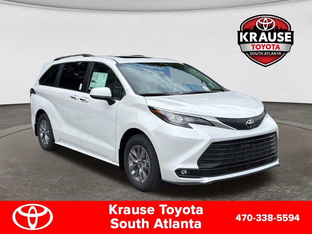 Pearl 2026 Toyota Sienna Minivan Front-Wheel Drive Continuously Variable Transmission