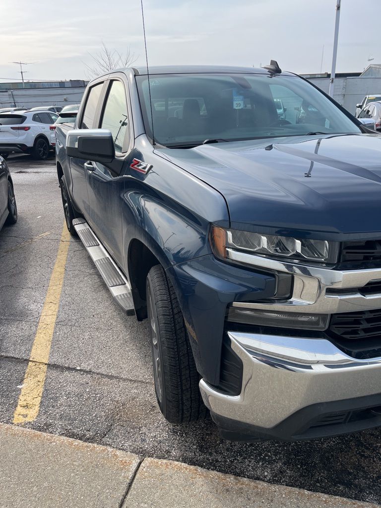 Northsky Blue Metallic 2021 Chevrolet Silverado 1500 LT Crew Cab 4WD Pickup Truck Four-Wheel Drive 8-Speed Automatic