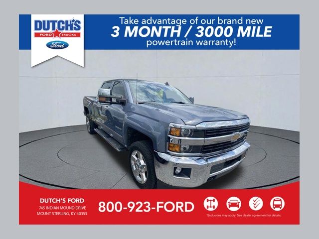 Slate Gray Metallic 2016 Chevrolet Silverado 2500HD LTZ Crew Cab 4WD Pickup Truck Four-Wheel Drive 6-Speed Automatic