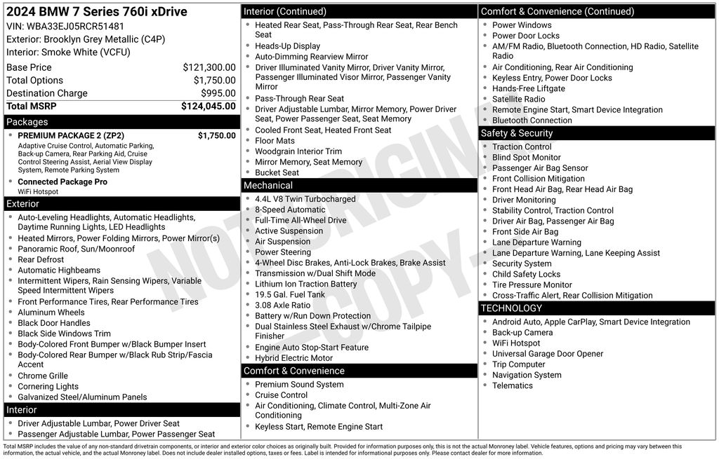 2024 BMW 760i xDrive