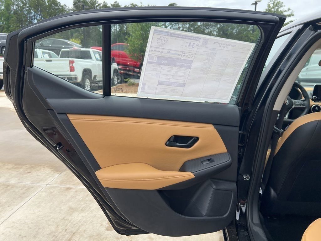 2025 Super Black Nissan Sentra SV FWD Sedan