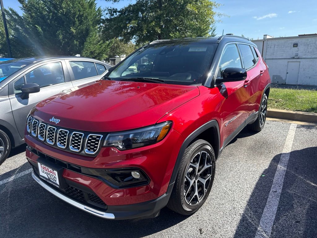 Red 2025 Jeep Compass SUV / Crossover Four-Wheel Drive 8-Speed Automatic