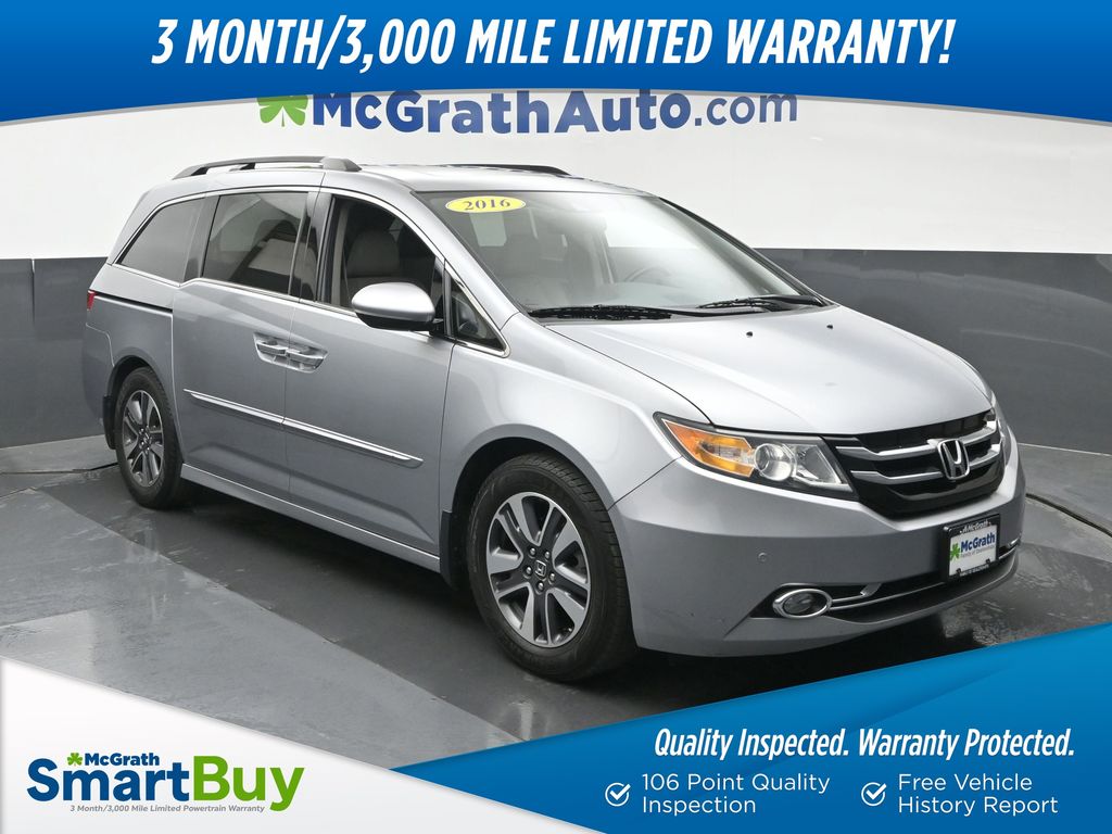 Lunar Silver Metallic 2016 Honda Odyssey Touring Elite FWD Minivan Front-Wheel Drive 6-Speed Automatic