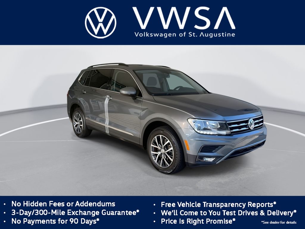 Silk Blue Metallic 2018 Volkswagen Tiguan SUV / Crossover Front-Wheel Drive 8-Speed Automatic