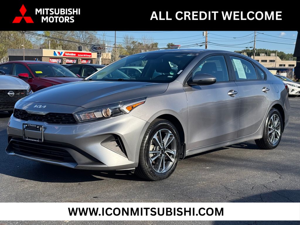 Steel Gray 2023 Kia Forte Sedan Front-Wheel Drive Continuously Variable Transmission
