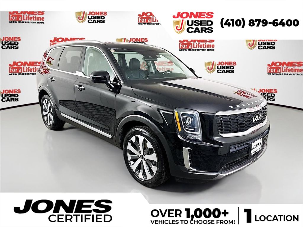 Ebony Black 2022 Kia Telluride SUV / Crossover All-Wheel Drive 8-Speed Automatic