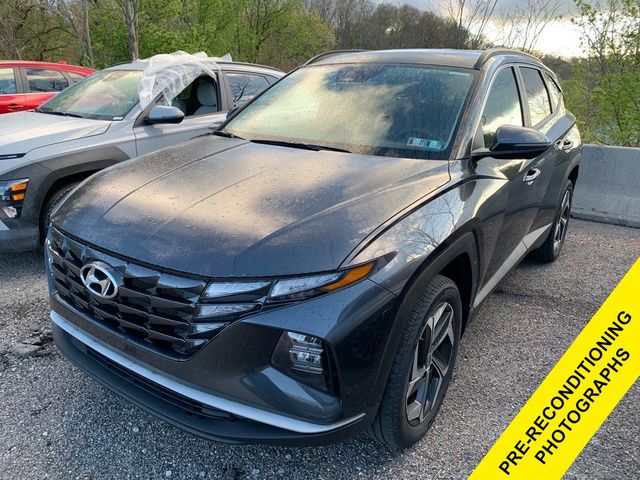 Portofino Gray 2023 Hyundai Tucson SEL AWD SUV / Crossover All-Wheel Drive 8-Speed Automatic