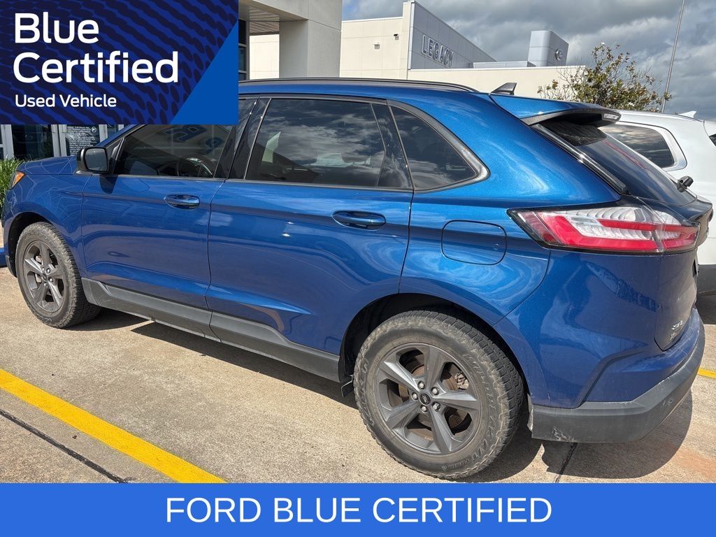 2024 Ford Edge SEL Blue at Shottenkirk Kia Fort Bend