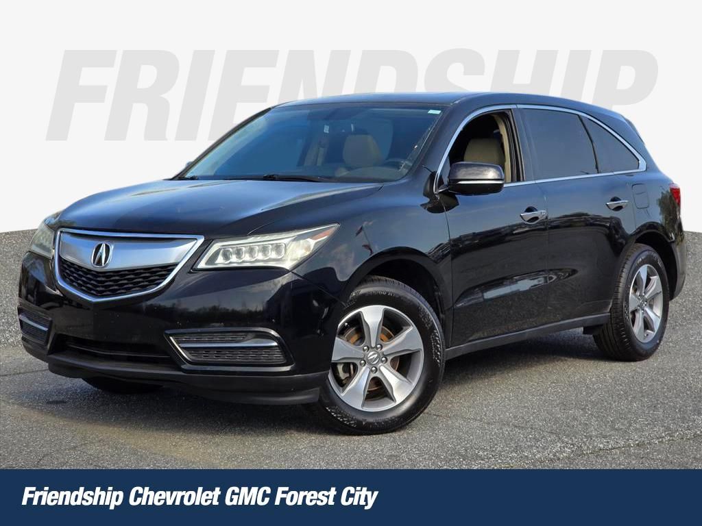Brown (Beige) 2015 Acura MDX FWD SUV / Crossover Front-Wheel Drive 6-Speed Automatic