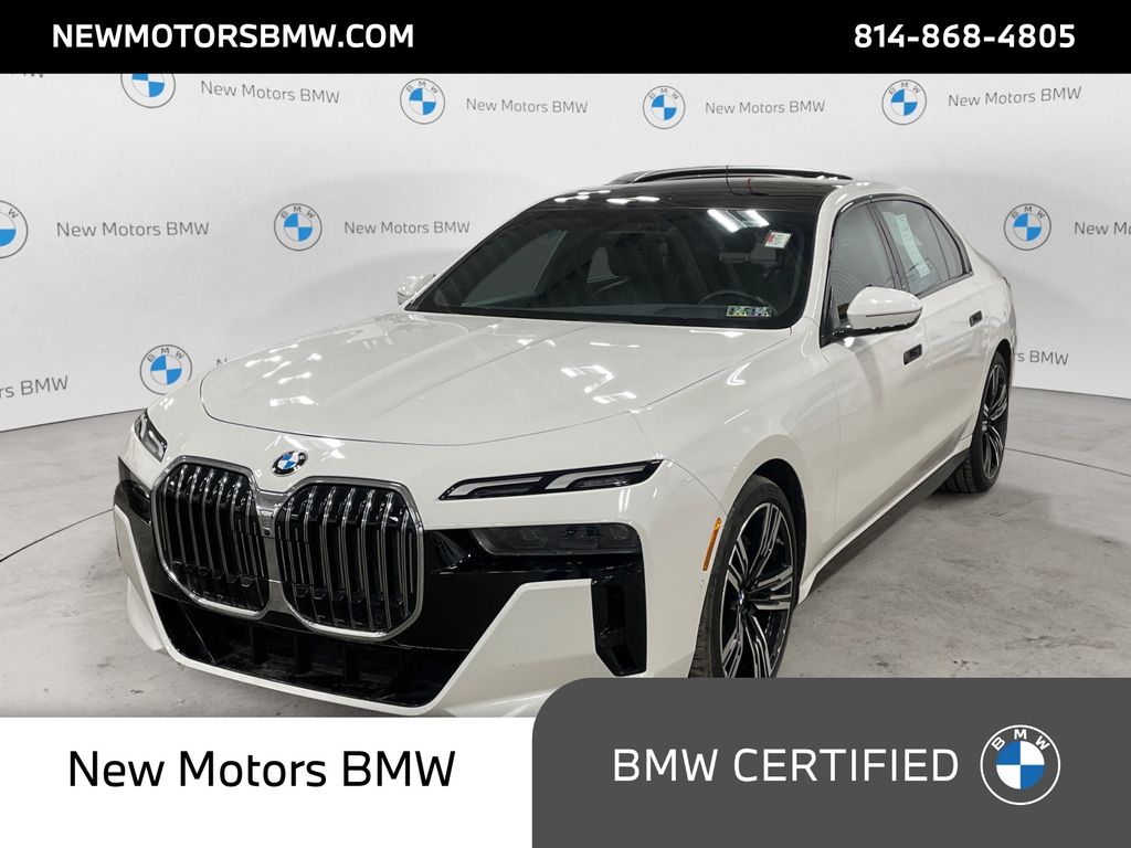 Alpine White 2023 BMW 7 Series Sedan All-Wheel Drive 8-Speed Automatic