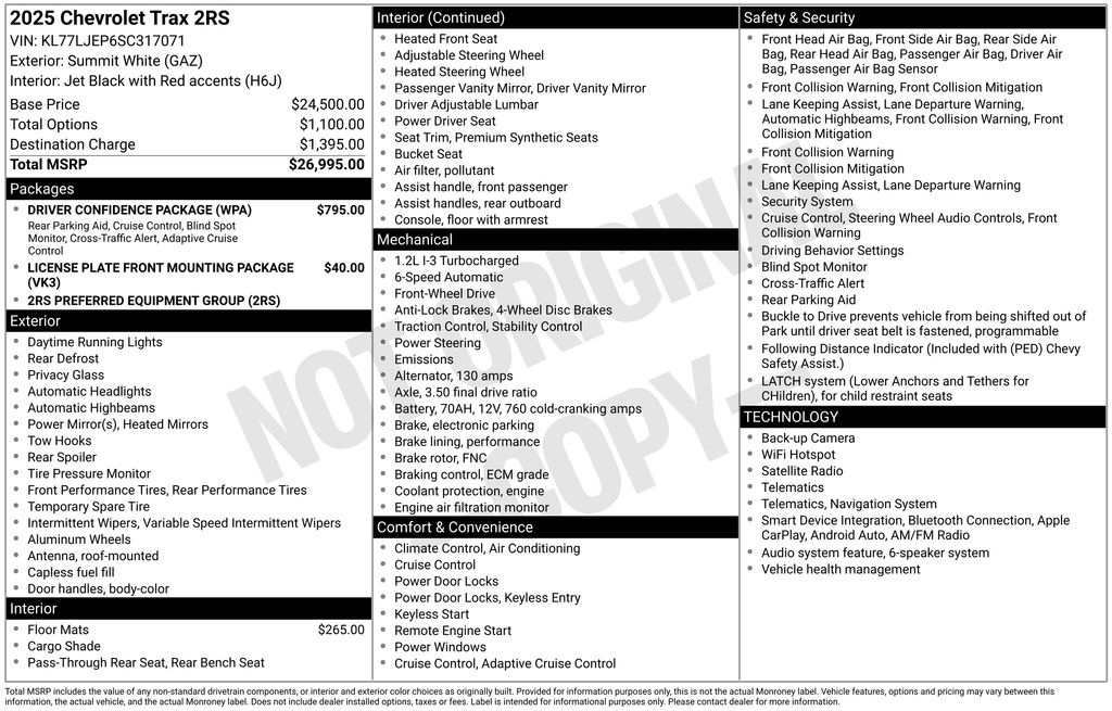 Used 2025 Chevrolet Trax SUV