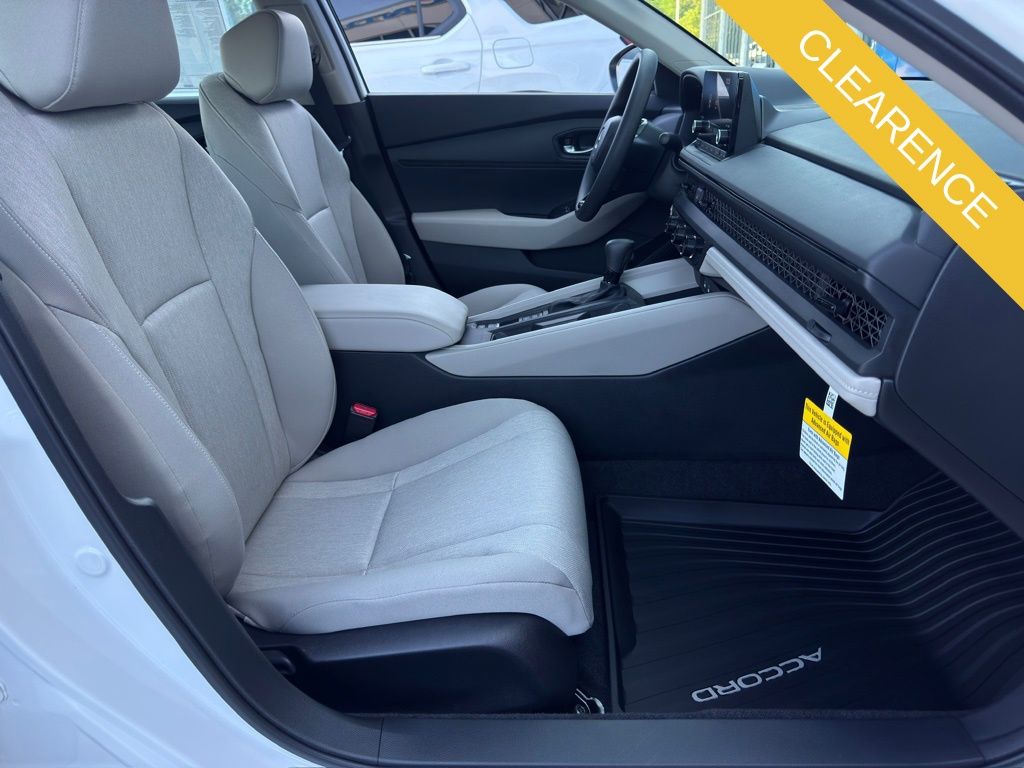 2025 Honda Accord LX White at Community Honda