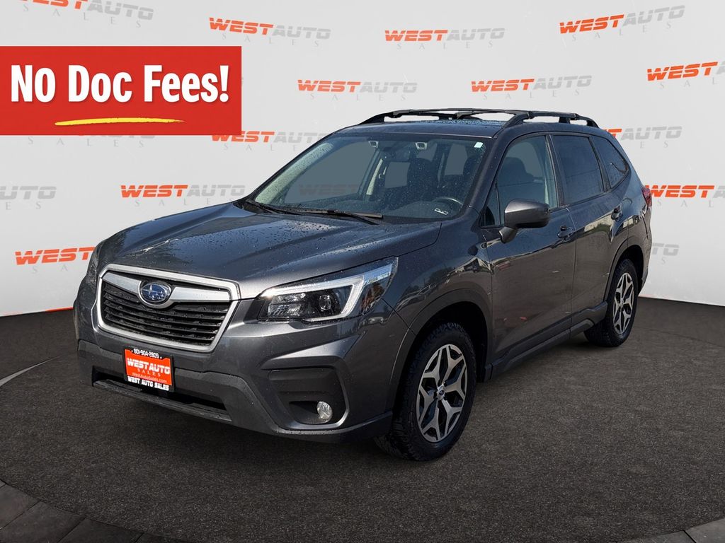 Magnetite Gray Metallic 2021 Subaru Forester SUV / Crossover All-Wheel Drive Continuously Variable Transmission