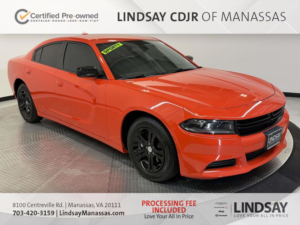Go Mango! 2023 Dodge Charger Sedan Rear-Wheel Drive 8-Speed Automatic