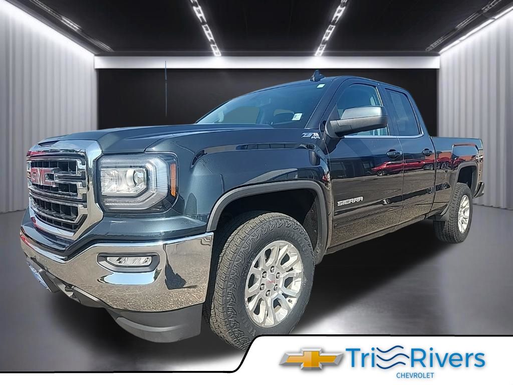 Dark Slate Metallic 2017 GMC Sierra 1500 Pickup Truck Four-Wheel Drive 6-Speed Automatic Overdrive