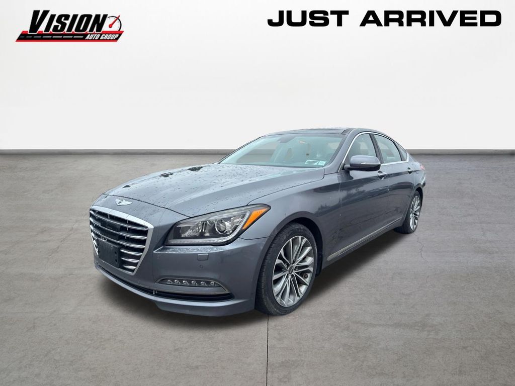 Empire State Gray 2016 Hyundai Genesis Sedan 8-Speed Automatic