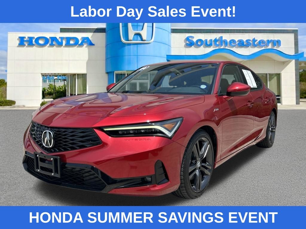 Performance Red Pearl 2024 Acura Integra Hatchback Front-Wheel Drive Continuously Variable Transmission