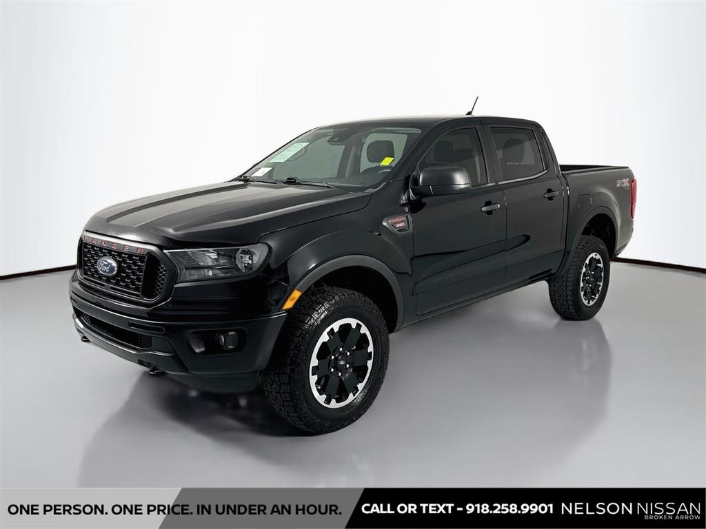 Shadow Black 2021 Ford Ranger XL SuperCrew 4WD Pickup Truck Four-Wheel Drive Automatic