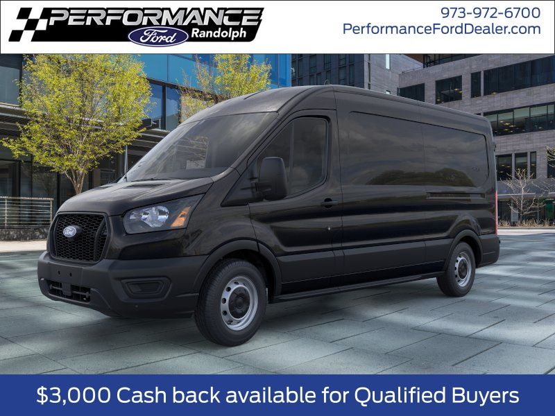 Agate Black Metallic 2026 Ford Transit Cargo Van Rear-Wheel Drive