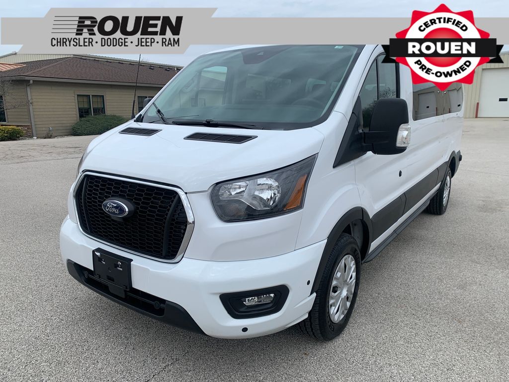 Oxford White 2024 Ford Transit Passenger Van Rear-Wheel Drive Automatic