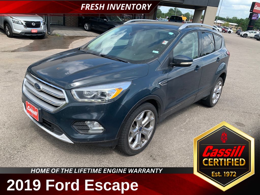 Sea Green 2019 Ford Escape SUV / Crossover All-Wheel Drive 6-Speed Automatic