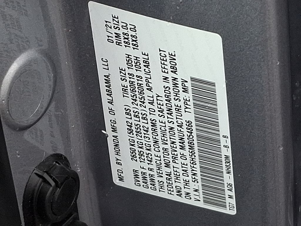 2021 Honda Pilot EX-L 29