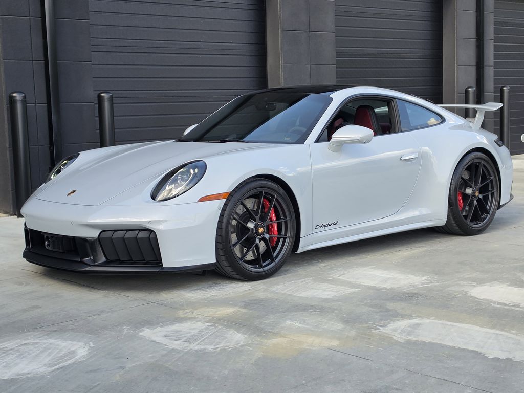 Gray (Ice Grey Metallic) 2025 Porsche 911 Carrera 4 GTS Coupe AWD Coupe All-Wheel Drive 8-Speed Automatic