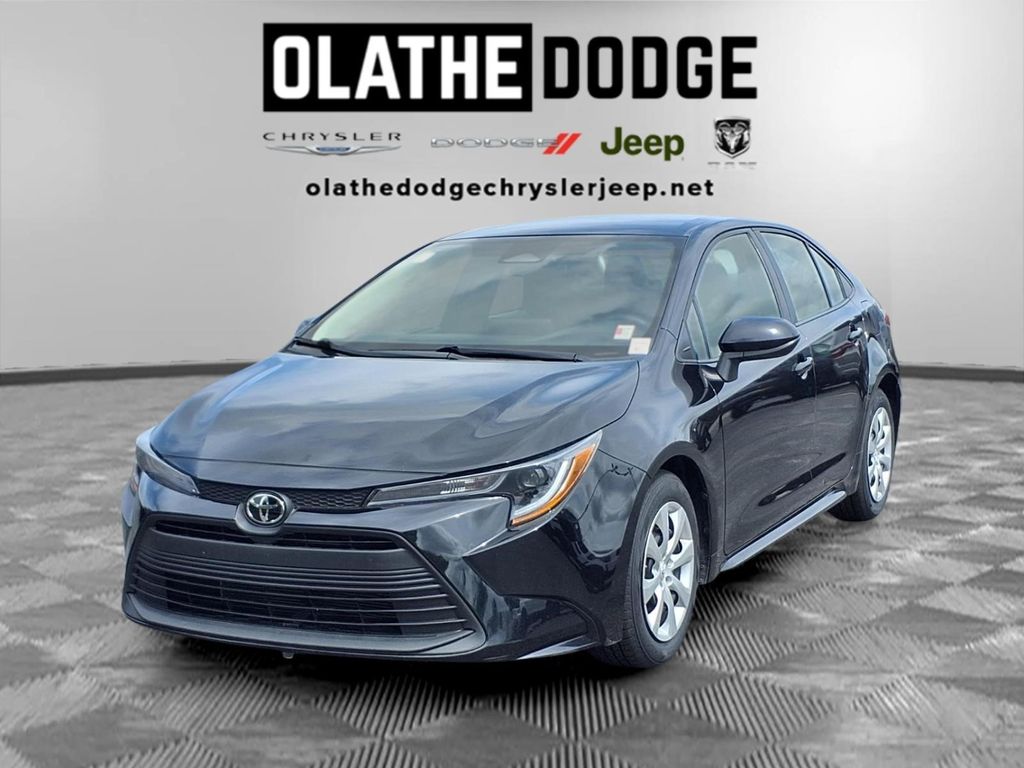 Midnight Black Metallic 2025 Toyota Corolla Sedan Front-Wheel Drive Continuously Variable Transmission