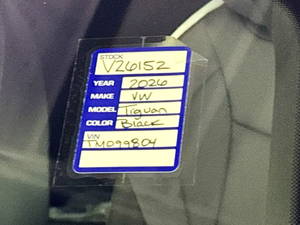 2026 Volkswagen Tiguan 2.0T SE R-Line Black