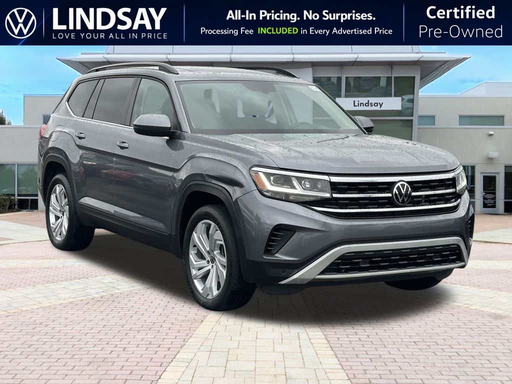 Platinum Gray Metallic 2023 Volkswagen Atlas 8-Speed Automatic