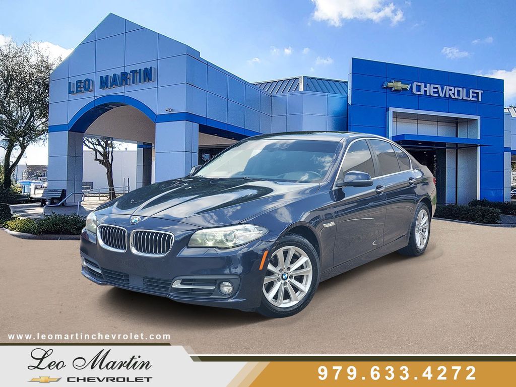 Imperial Blue Metallic 2016 BMW 5 Series Sedan Rear-Wheel Drive 8-Speed Automatic