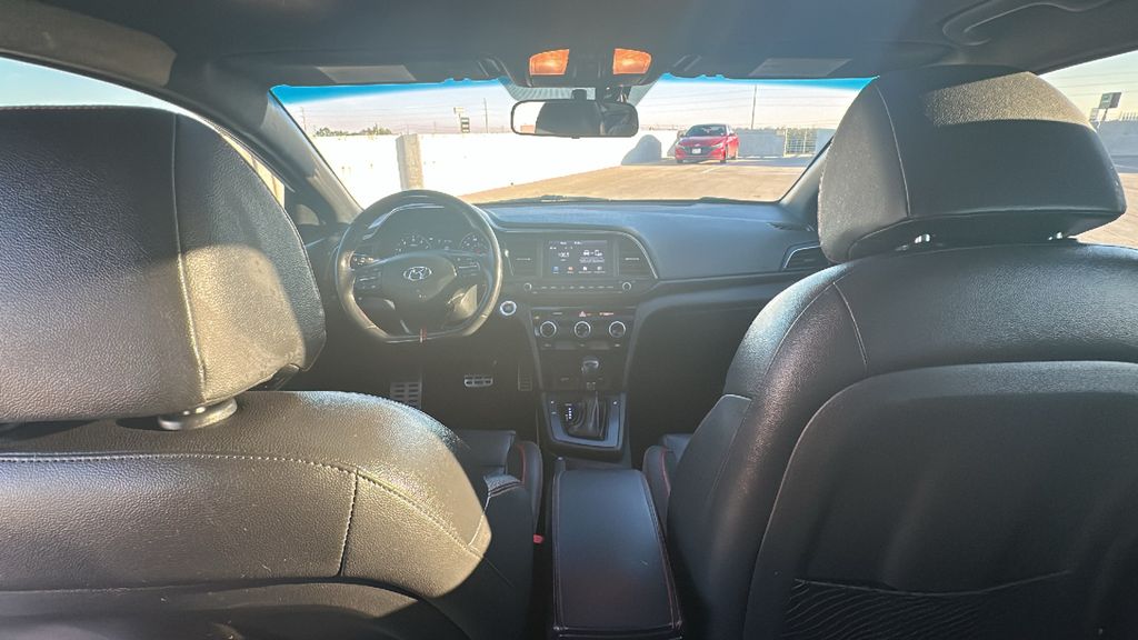 2019 Hyundai Elantra Sport White at DeMontrond Mazda