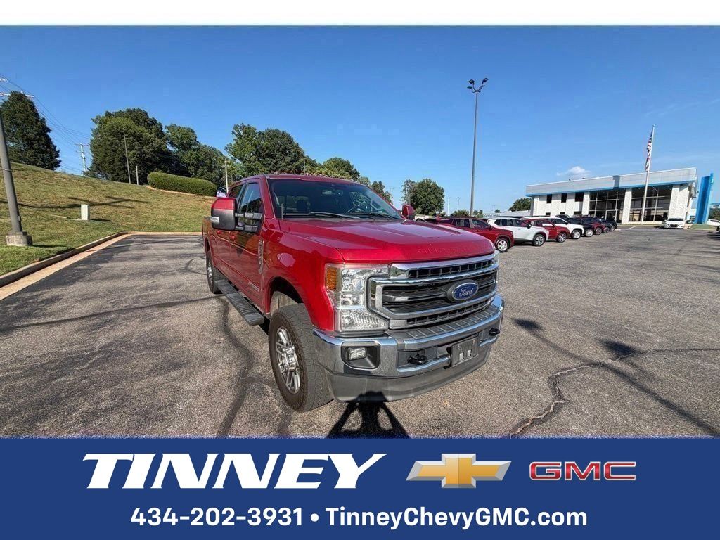 Red Metallic 2020 Ford F-250 Super Duty Pickup Truck Four-Wheel Drive Automatic