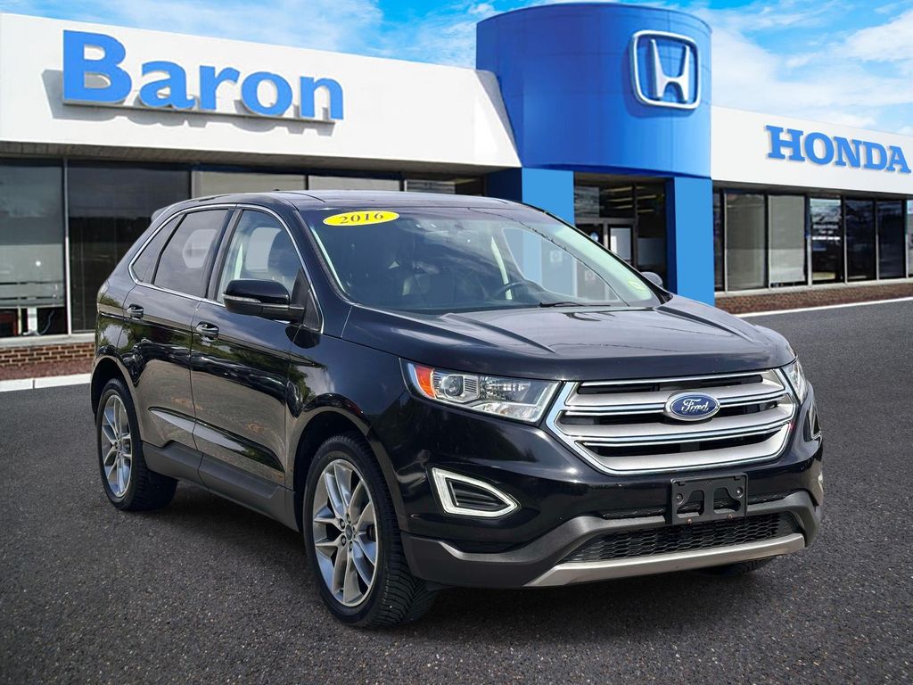 Shadow Black 2016 Ford Edge SUV / Crossover All-Wheel Drive 6-Speed Automatic