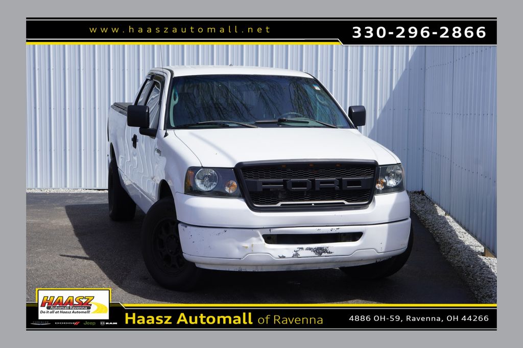 White Sand Tri-Coat Metallic 2007 Ford F-150 Pickup Truck Rear-Wheel Drive 4-Speed Automatic Overdrive