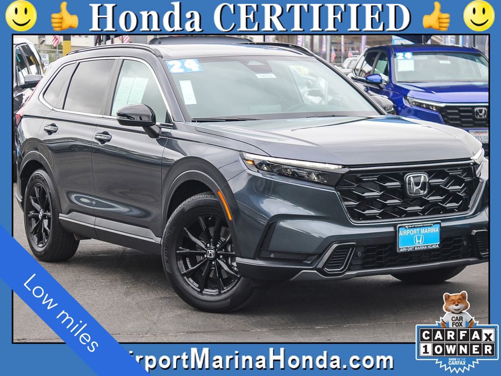 METEORITE GRAY METALLIC 2025 Honda CR-V Hybrid SUV / Crossover Front-Wheel Drive Continuously Variable Transmission