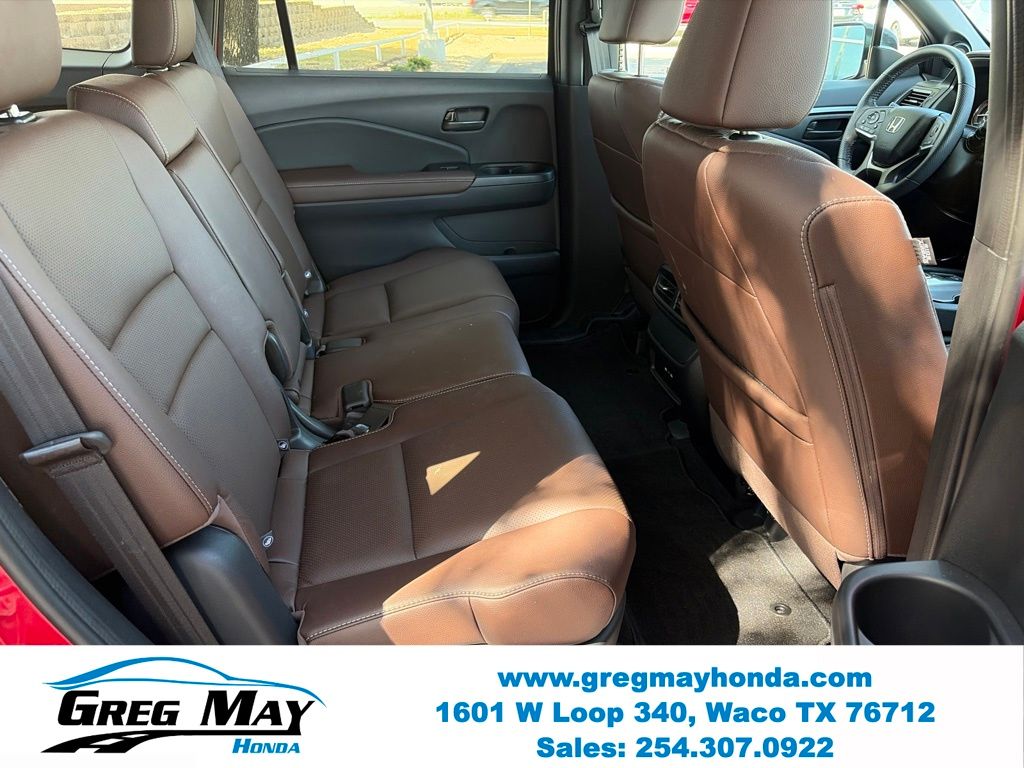2025 Honda Passport EX-L Red at Greg May Honda