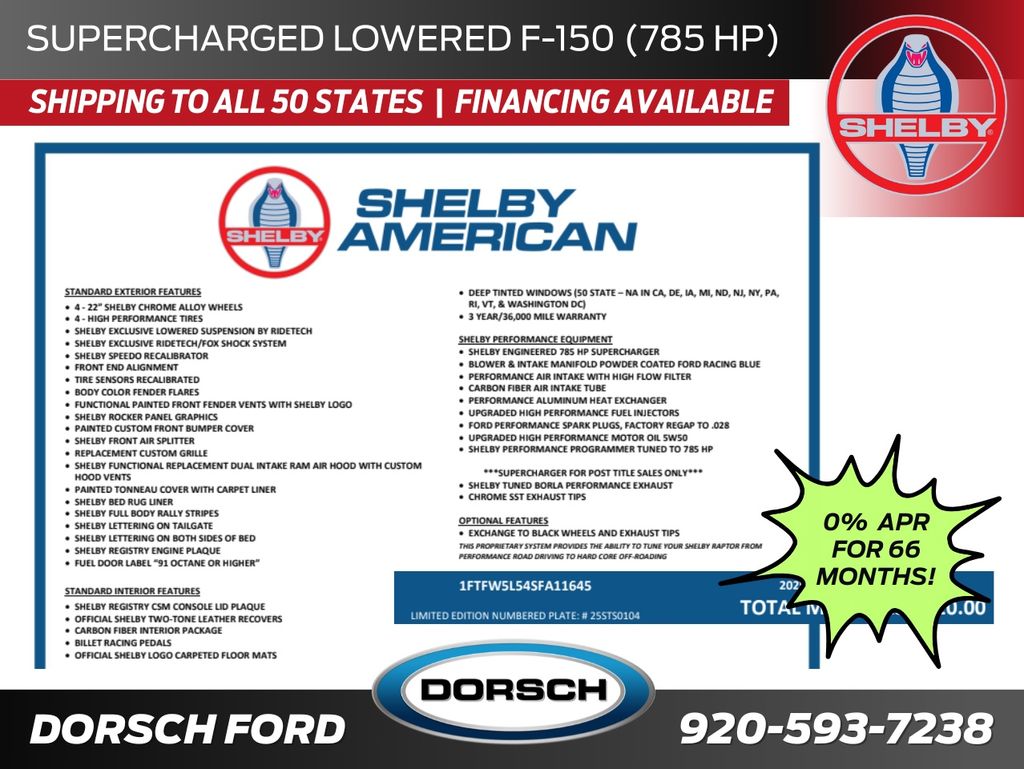 new 2025 Ford F-150 car, priced at $128,720