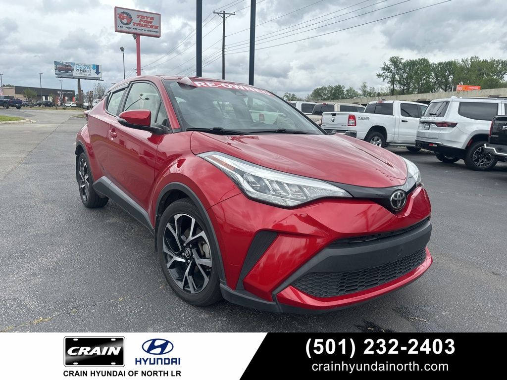 Red 2021 Toyota C-HR XLE FWD SUV / Crossover Front-Wheel Drive Continuously Variable Transmission