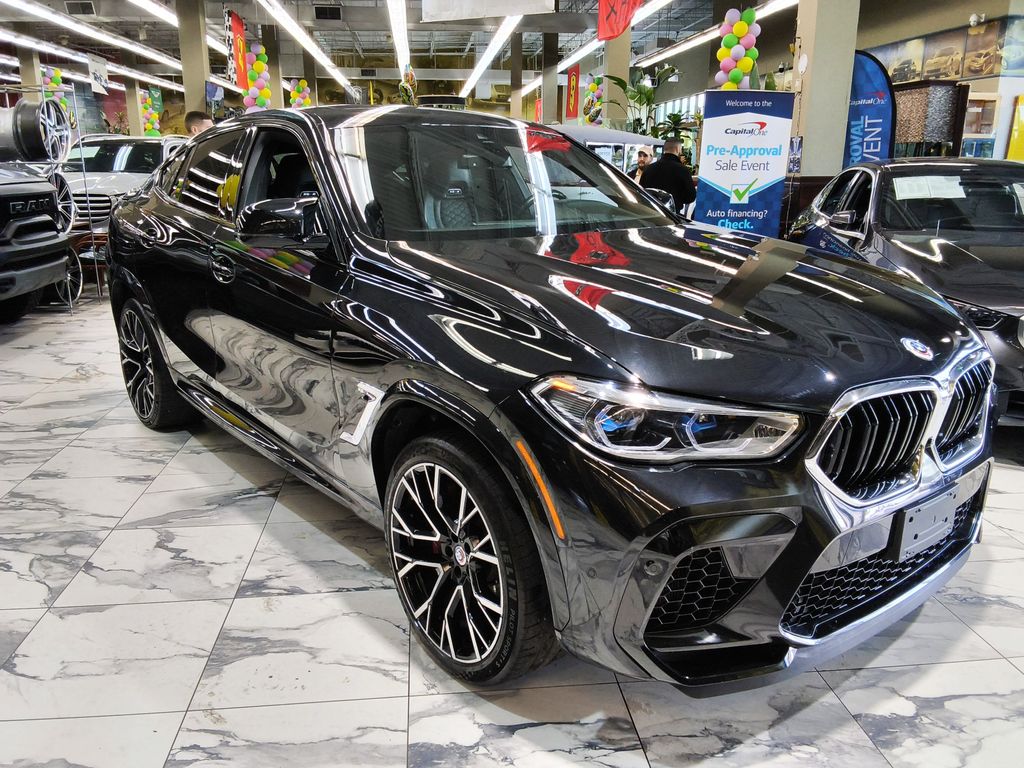 Black Sapphire Metallic 2023 BMW X6 M SUV / Crossover All-Wheel Drive 8-Speed Automatic