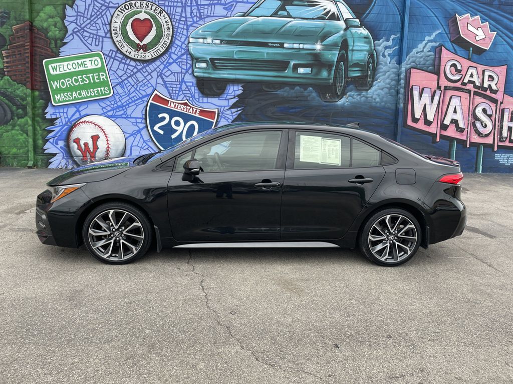 Used 2022 Toyota Corolla SE with VIN JTDS4MCE1NJ091292 for sale in Worcester, MA