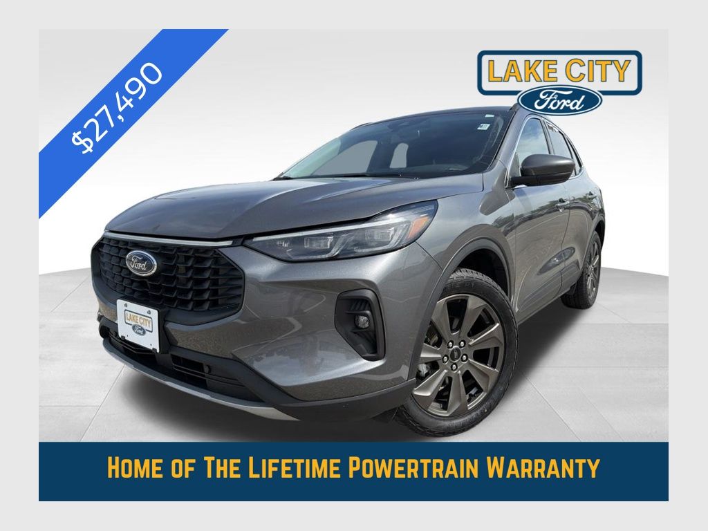 Carbonized Gray Metallic 2025 Ford Escape SUV / Crossover All-Wheel Drive 8-Speed Automatic